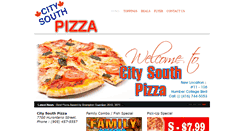 Desktop Screenshot of citysouthpizza.ca